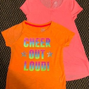 SO Lot of 2 Tunic T-shirt Neon Swing Tee 10 L